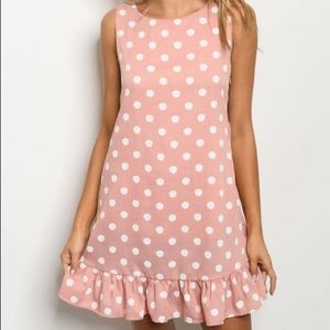 Pink Polka Dot Dress